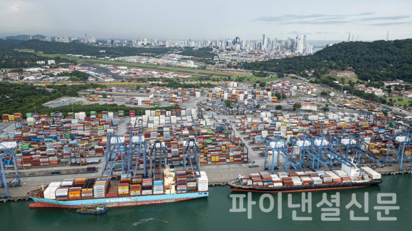 홍콩 기업 CK허치슨이 운영해온 파나마운하의 발보아 항 모습 /사진=AFP 연합뉴스